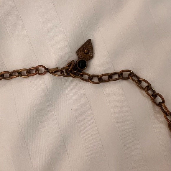 Vintage Egyptian Copper Bohemian Statement Necklace - Picture 5 of 6